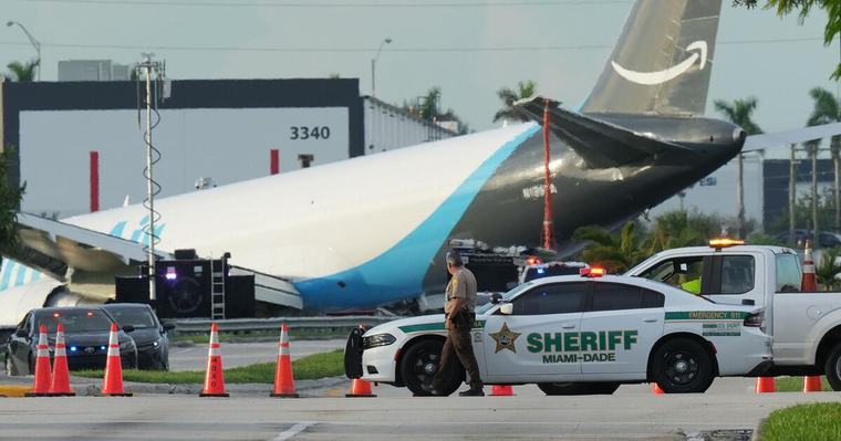 Amazon-Frachtjet verunglückt in Miami – Ermittler sichern Flugschreiber 09:22 Uhr