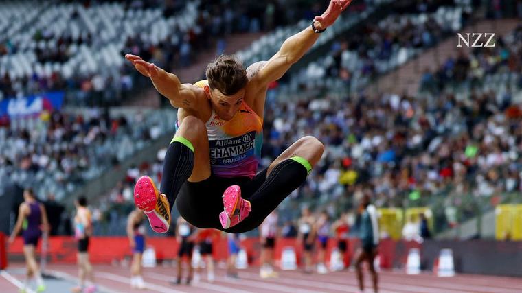 Diamond League in Brüssel: Simon Ehammer wird Dritter
