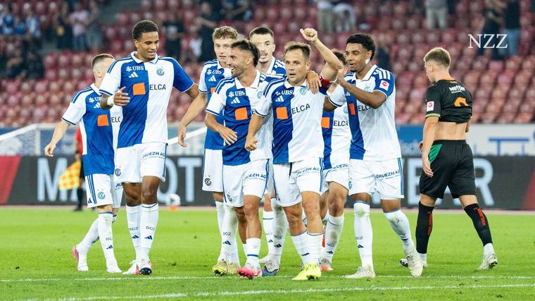 Vor den Augen von Klublegende Nuñez: Die Grasshoppers feiern gegen St. Gallen den ersten Saisonsieg