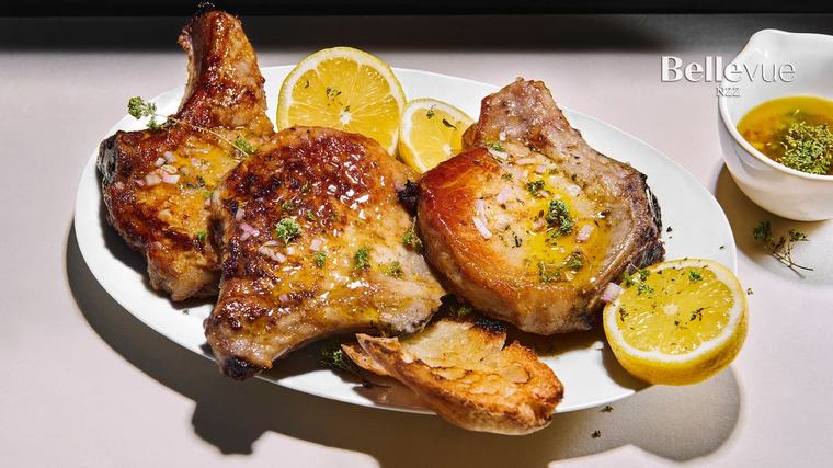 Rezept Griechische Koteletts mit Zitronensauce